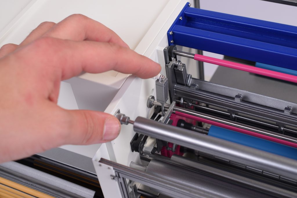 Messemodell einer Textil-Anlage