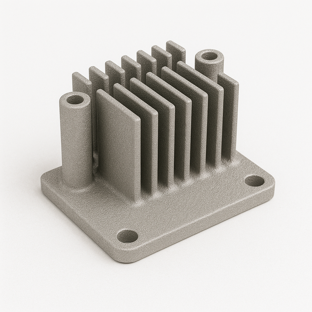 SLM Aluminium AlSi10Mg Bauteil